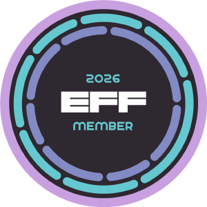 Electronic Frontier Foundation 2026 member